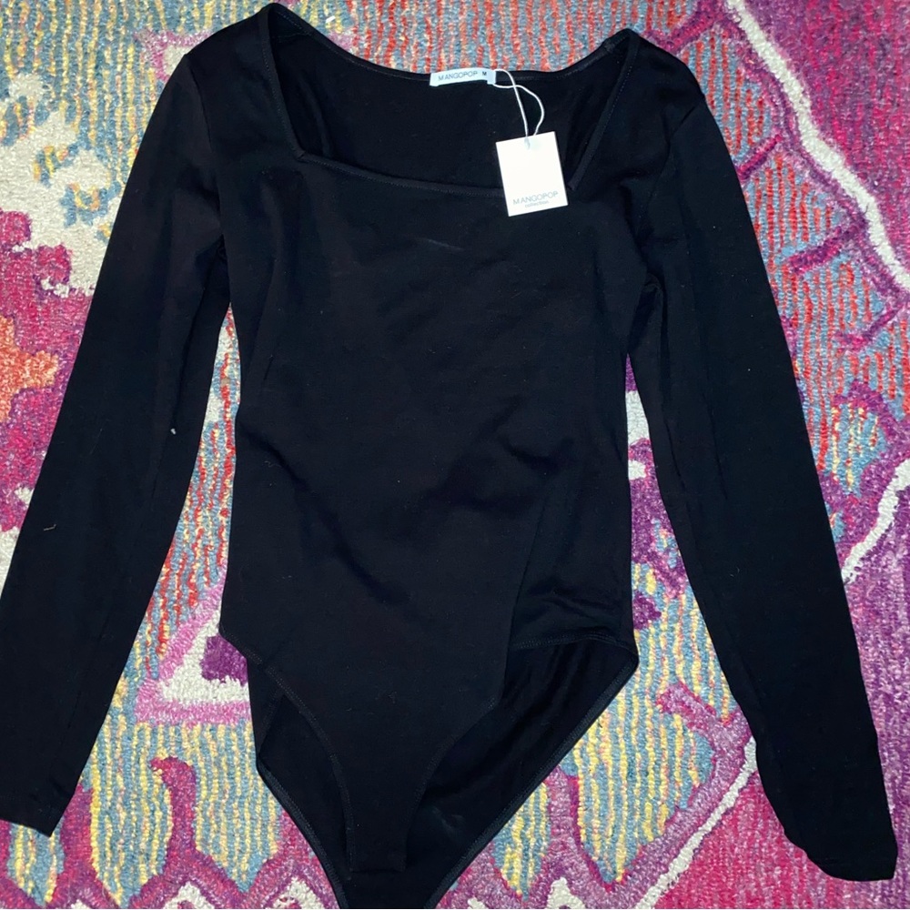 NWT Sqaure Neckline Bodysuit